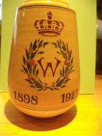 Oude gemberpot tgv  25 jarig jubileum Wilhelmina in 1923, Ophalen of Verzenden, Gebruikt, Nederland, Overige typen