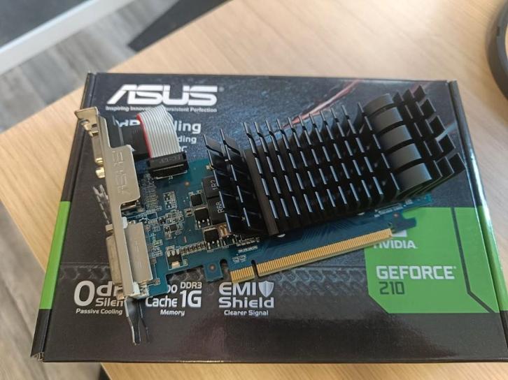Asus Nvidia Geforce 210 videokaart LP pci-e NIEUW, Computers en Software, Videokaarten, Nieuw, Nvidia, PCI-Express 2.0, GDDR3