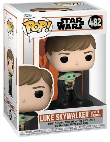 Funko Pop! Star Wars - Luke Skywalker with Grogu #482 |NEW| beschikbaar voor biedingen