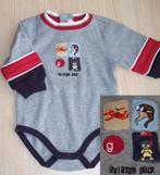 Grijze Gymboree romper maat 50/56 *NieuW* (0525), Kinderen en Baby's, Babykleding | Maat 50, Nacht- of Onderkleding, Gymboree