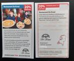 Restaurant De Kraai 20% korting, Drie personen of meer, Kortingsbon, Overige typen