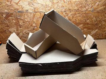Bruine Kartonnen Magazijnbakken 28x10x10cm beschikbaar voor biedingen