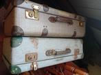 2 oude koffers, Sieraden, Tassen en Uiterlijk, Overige materialen, Slot, Gebruikt, Minder dan 35 cm