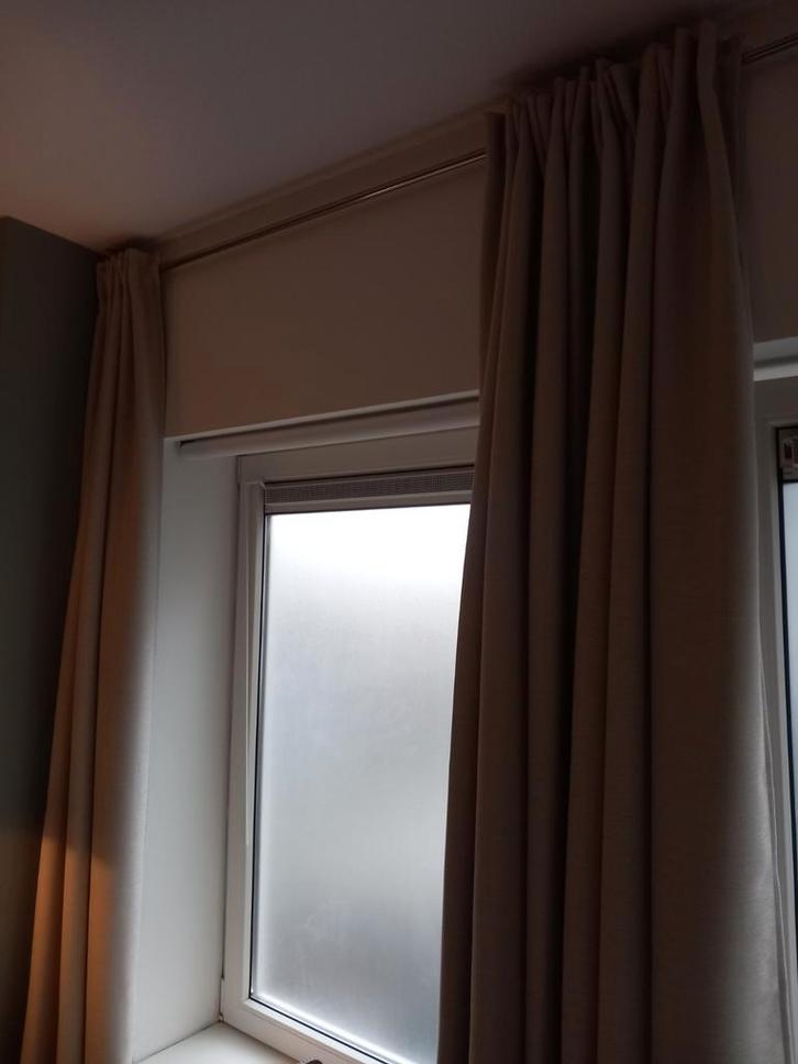 Ikea Vilborg Gordijnen nieuw Beige - 2 stuks (1 set), Huis en Inrichting, Stoffering | Gordijnen en Lamellen, Zo goed als nieuw