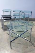 Gispen GT427 413 415 423 530 | glans chroom | nette staat, Huis en Inrichting, Tafels | Bijzettafels, Minder dan 55 cm, Gebruikt