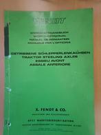 Werkplaatshandboek assen Fendt Farmer 5S, 106S, 108S, 610S, Ophalen of Verzenden, Gelezen, Tractor en Landbouw