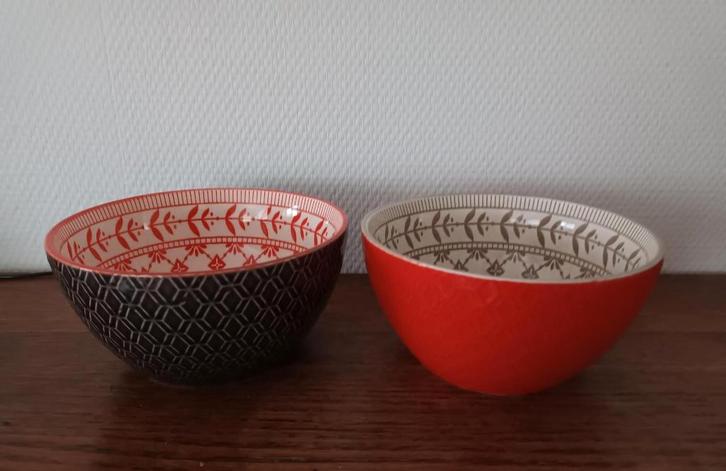 2 Inari Marrakesh schaaltjes / bakjes / kommen 15 cm, Huis en Inrichting, Keuken | Servies, Zo goed als nieuw, Schaal of Schalen