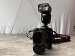 Canon EOS 7D met flitser, grip, 2 accu’s en 18-50mm f/2.8, Ophalen of Verzenden, Gebruikt