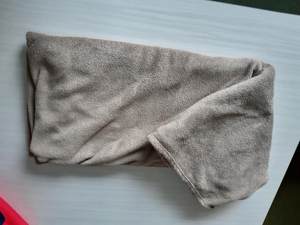 bruine fleece deken, Ophalen of Verzenden, Gebruikt