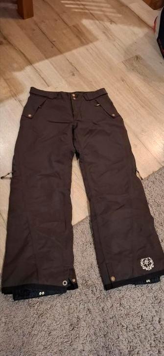 Dames ski-, snowboard broek Recco Spex mt 42-44 groen/ bruin beschikbaar voor biedingen