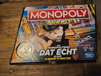 Monopoly turbo, Hobby en Vrije tijd, Gezelschapsspellen | Bordspellen, Ophalen, Zo goed als nieuw