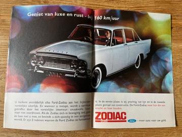 Ford Zodiac originele advertentie  beschikbaar voor biedingen