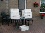 Witte massief houten kastladen, Ophalen, Zo goed als nieuw