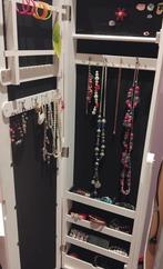 Staande Passpiegel sieraden kast, inclusief sieraden, Ophalen