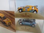 Twee PEUGEOT 205 Turbo 16 Dakar van 1987 en 1988, Hobby en Vrije tijd, Modelauto's | 1:43, Ophalen of Verzenden, Nieuw, Auto, Norev