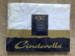 2 stuks:Cinderella kussenslopen- 60x70 met broderie kant Nie, Ophalen of Verzenden, Wit, Hoeslaken of Sloop, Nieuw