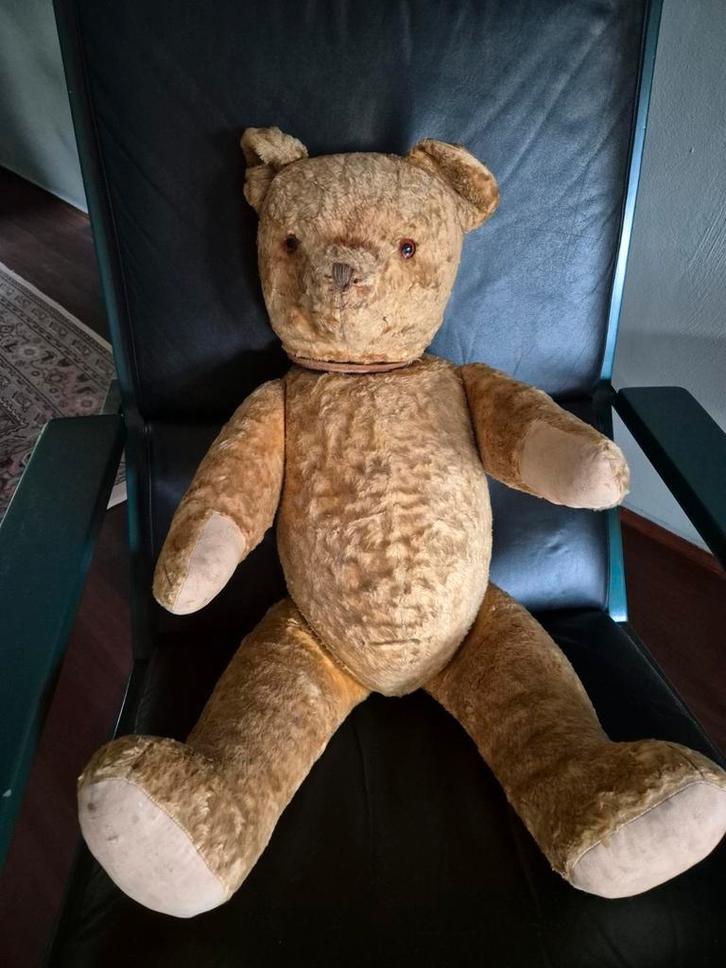 Vintage Grote Beer Jaren 60, Antiek en Kunst, Antiek | Speelgoed, Ophalen of Verzenden