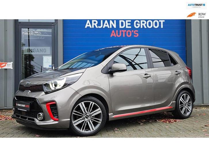 Kia Picanto 1.2 84PK AUTOMAAT GT-Line Clima Keyles Cruise Ca, Auto's, Kia, Bedrijf, Te koop, Picanto, ABS, Achteruitrijcamera