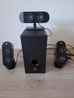 Logitech X-530 Surround Sound Systeem, Ophalen, Gebruikt, 60 tot 120 watt, Complete surroundset