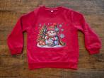 Kersttrui met sneeuwpop 4-5 jaar maat 104, Kinderen en Baby's, Kinderkleding | Maat 104, Ophalen, Jongen of Meisje, Trui of Vest