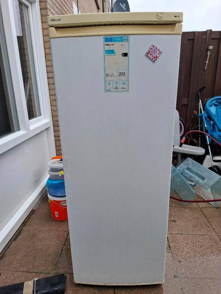 vriezer, Witgoed en Apparatuur, Vriezers en Diepvrieskisten, Gebruikt, Vrijstaand, Vrieskast, 140 tot 160 cm, Minder dan 60 cm