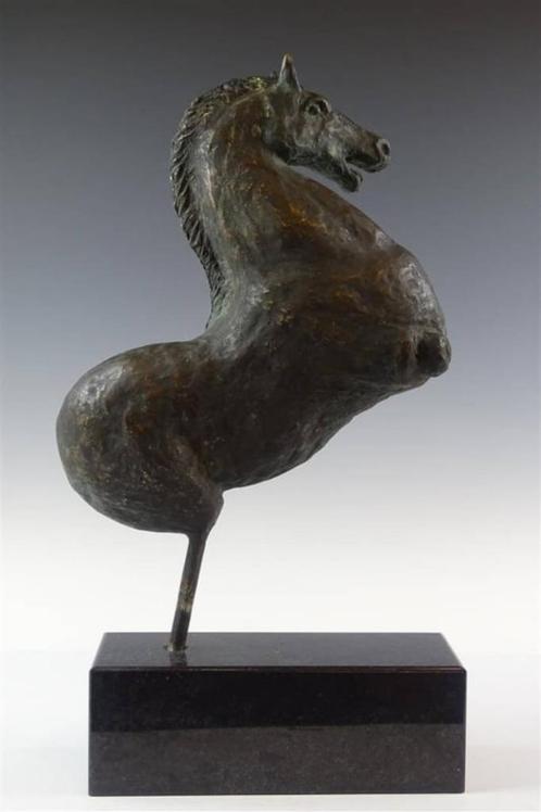 Groot bronzen torso van een paard 57 cm, Antiek en Kunst, Kunst | Beelden en Houtsnijwerken, Ophalen