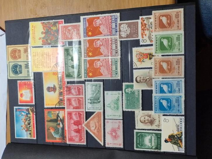 Verzameling China ongestempeld en gestempeld, Postzegels en Munten, Postzegels | Azië, Oost-Azië, Ophalen of Verzenden