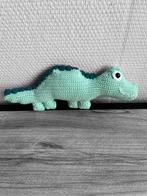 Nieuwe gehaakte platte knuffel krokodil, Ophalen of Verzenden, Nieuw, Overige typen