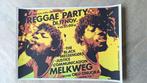 reggea poster Melkweg amsterdam, Verzamelen, Ophalen of Verzenden, Gebruikt, Poster, Artwork of Schilderij