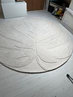 Vloerkleed wol rond gebroken wit 250cm, Huis en Inrichting, Stoffering | Tapijten en Kleden, Ophalen, Wit, Rond, 200 cm of meer