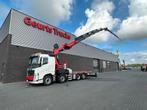 Volvo FH 540 8X2 MET HMF 9520K-K6 + JIB FJ2000-K6 KRAAN / KR, Automaat, Euro 6, Wit, Bedrijf