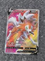 Full Art Lycanroc V 187/203 Evolving Skies Sword & Shield, Ophalen of Verzenden, Zo goed als nieuw, Losse kaart, Foil
