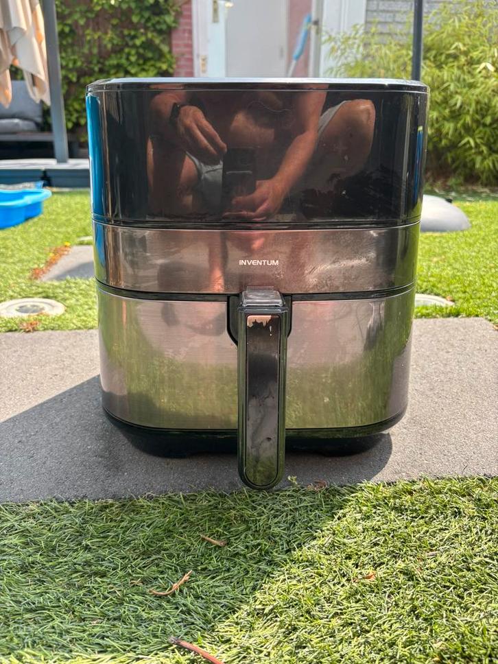 Inventum Hetelucht friteuse GF500HLDB, Witgoed en Apparatuur, Airfryers, Zo goed als nieuw, Ophalen