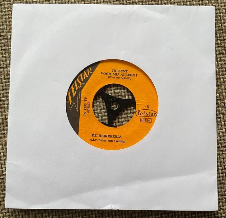 Vinyl Singeltje Heikrekels Je bent voor mij Alleen, Cd's en Dvd's, Vinyl Singles, Zo goed als nieuw, Single, Nederlandstalig, 7 inch