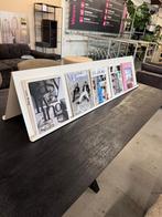 Tafelmodel magazine rack wit metaal 140bx32hx30d, Ophalen, Zo goed als nieuw
