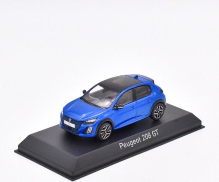 Peugeot 208 GT 2024 Vertigo Blauw Schaal 1/43 Norev 472843, Hobby en Vrije tijd, Modelauto's | 1:43, Nieuw, Auto, Norev, Ophalen of Verzenden
