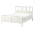 Ikea Hemnes bedframe 180x200, Huis en Inrichting, Slaapkamer | Bedden, Ophalen, Wit, Tweepersoons, Zo goed als nieuw