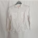 Mooie witte blouse, zwarte stippen mt 140 merk Zara Girls, Meisje, ., Overhemd of Blouse, Ophalen of Verzenden
