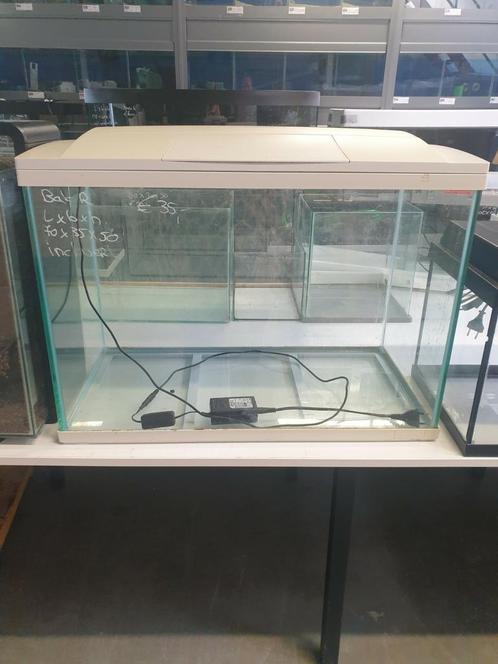 Vissenasiel aquarium 70x35x50, Dieren en Toebehoren, Vissen | Aquaria en Toebehoren, Zo goed als nieuw, Leeg aquarium, Ophalen