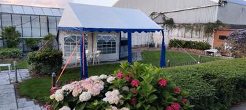 Partytent PVC 44 Premium inclusief grondframe  beschikbaar voor biedingen