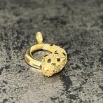 14k gouden panter hanger nieuw italy, Sieraden, Tassen en Uiterlijk, Kettinghangers, Ophalen of Verzenden, Zo goed als nieuw, Goud