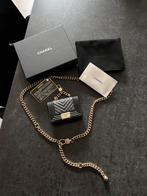 Chanel detachable chain belt bag boy chevron, Ophalen of Verzenden, Nieuw, Zwart, Overige typen