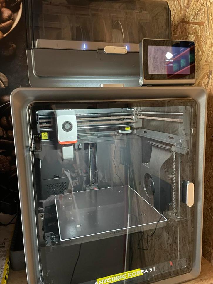 Anycubic Kobra S1 3D Printer - MET ACE!, Computers en Software, 3D Printers, Zo goed als nieuw, Ingebouwde Wi-Fi, Ophalen
