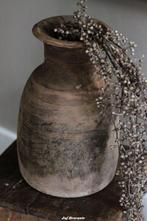 Grote kruik, Nepalese kruik, waterkruik., Huis en Inrichting, Woonaccessoires | Overige, Www.jufbrocante.nl, Www.jufbrocante.nl