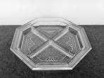 4-Vaks Serveerschaal Persglas Art Deco, Antiek en Kunst, Antiek | Glas en Kristal, Ophalen of Verzenden