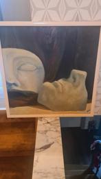 Olieverfschilderij met gezichten, Antiek en Kunst, Kunst | Schilderijen | Klassiek, Ophalen of Verzenden