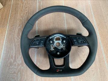 Audi RS4 b9 stuur Alcantara rood stiksel incl bediening beschikbaar voor biedingen