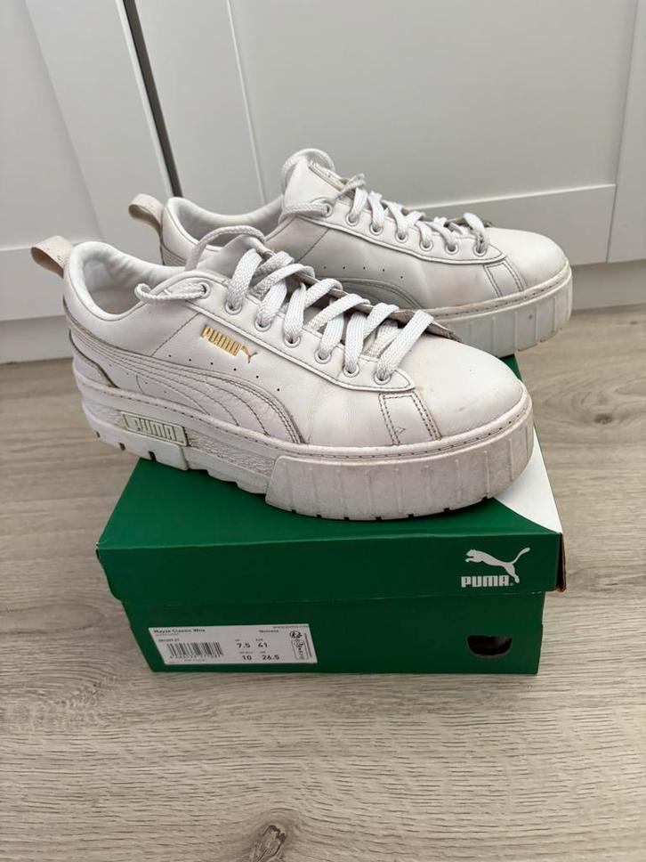 Puma sneakers Mayze maat 41, Kleding | Dames, Schoenen, Gedragen, Sneakers of Gympen, Wit, Ophalen of Verzenden