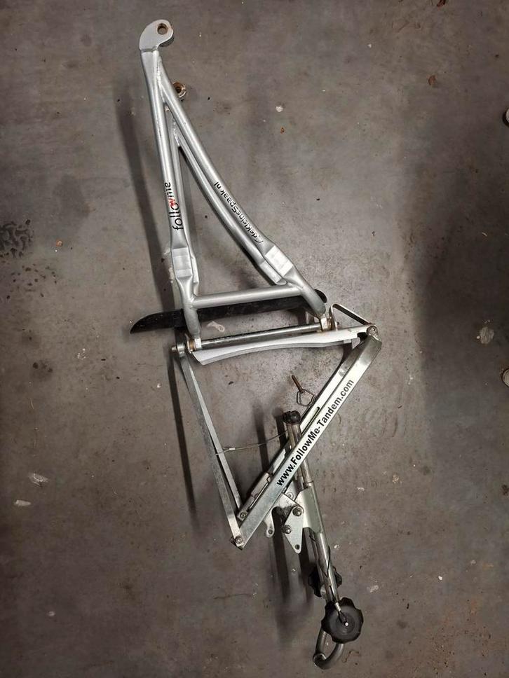 FollowMe Tandem Fietsaanhanger - bijna niet gebruikt, Fietsen en Brommers, Fietsaccessoires | Aanhangers en Karren, Gebruikt, Aanhangfiets