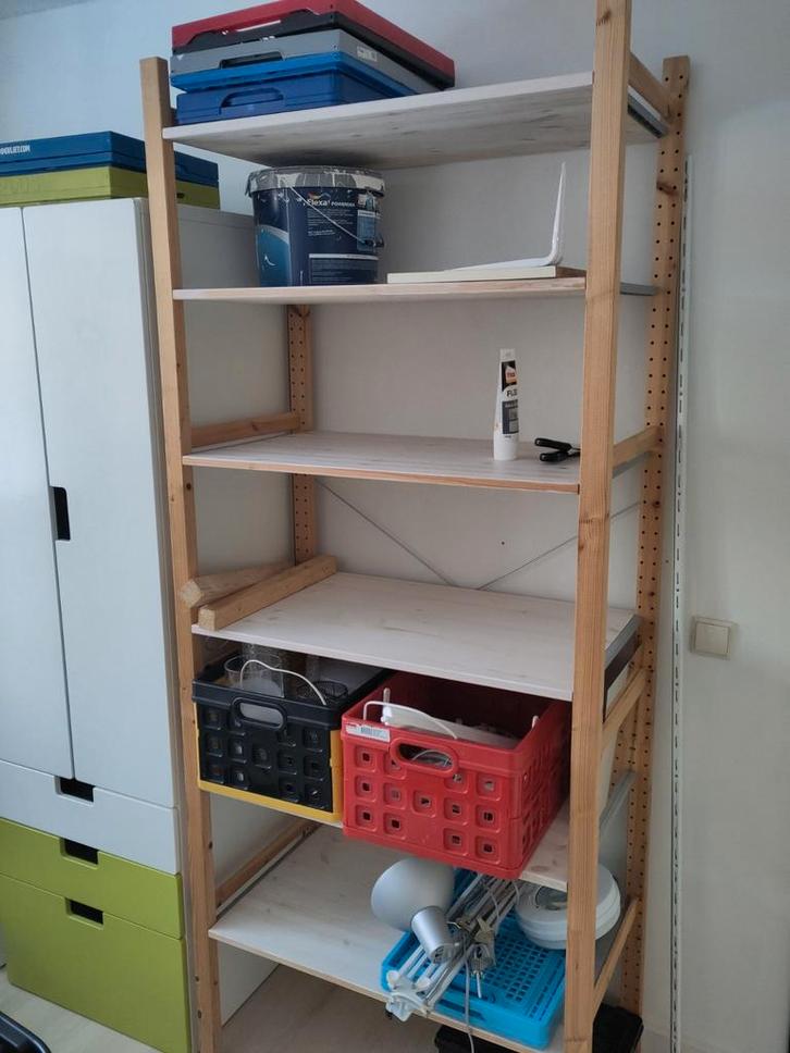 IKEA Ivar 216x50 stellingkast hout, Huis en Inrichting, Kasten | Stellingkasten, Gebruikt, Ophalen